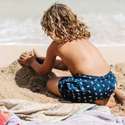 Did you know that Bermie’s kids swim trunks have UV protection? Give your loved ones the best protection available.