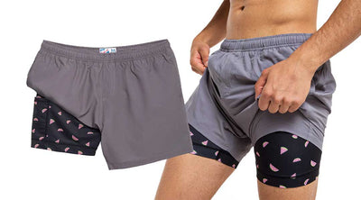 How to fold gym shorts with compression liner