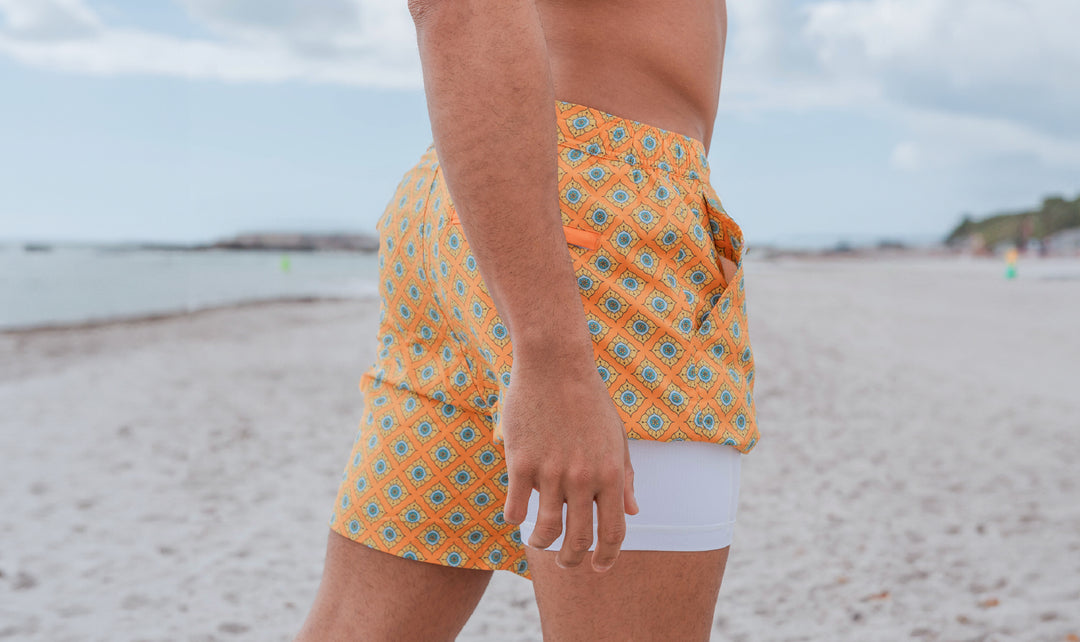 Tailored men's swim shorts
