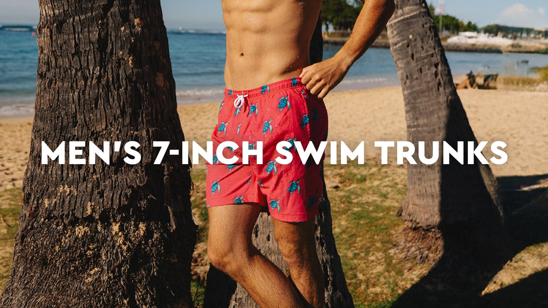 Men's 7-Inch Swim Trunks: Perfect Balance of Style and Coverage