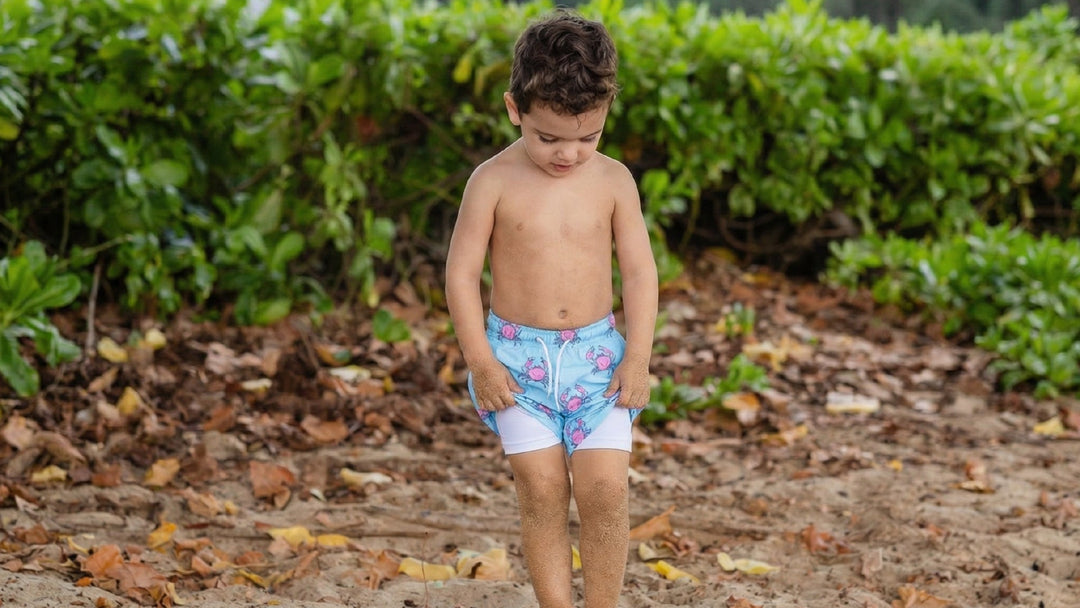 Are There Boys Swim Trunks with Supportive Liners for Active Beach Days?