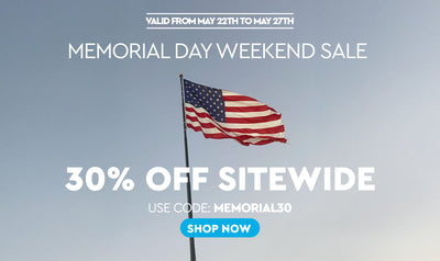 Memorial Day Weekend Sale | 30% OFF Sitewide ❤️🤍💙