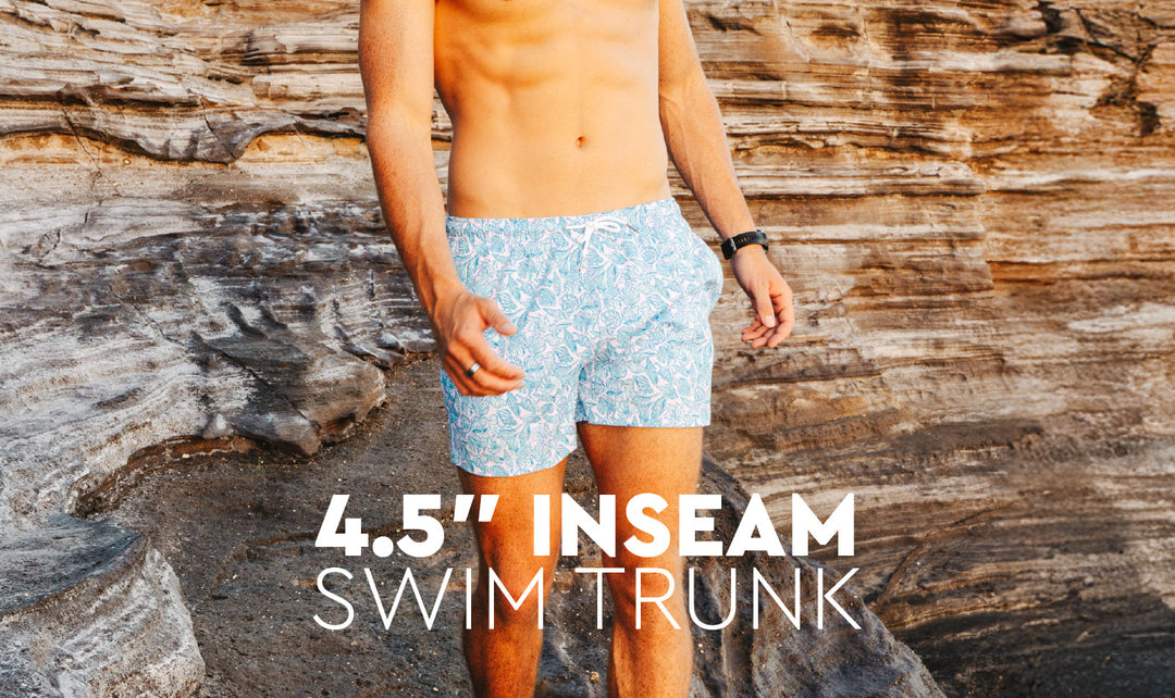 Stylish & Comfortable 4.5″ Inseam Swim Trunk for All-Day Wear