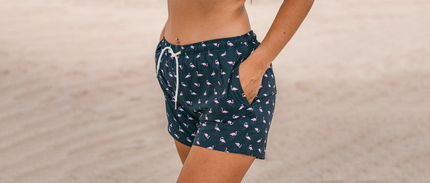 women quick-dry beach shorts 