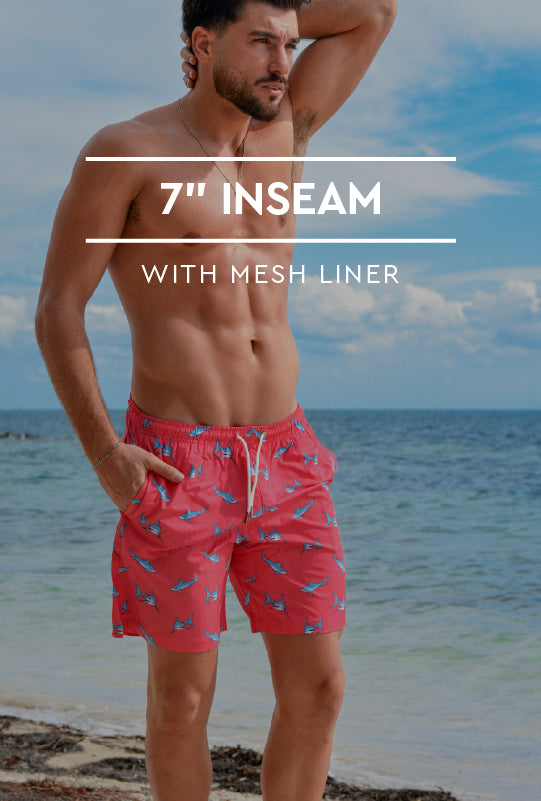 7 inseam Swim Trunks - Launching new 2024 collection – Bermies