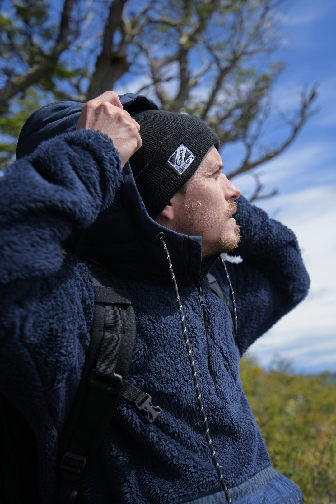 3LAYER ボンディングパーカー MMMK-443171 ネイビー 3LAYER ボンディングパーカー MMMK-443171 ネイビー ムータ3LAYER