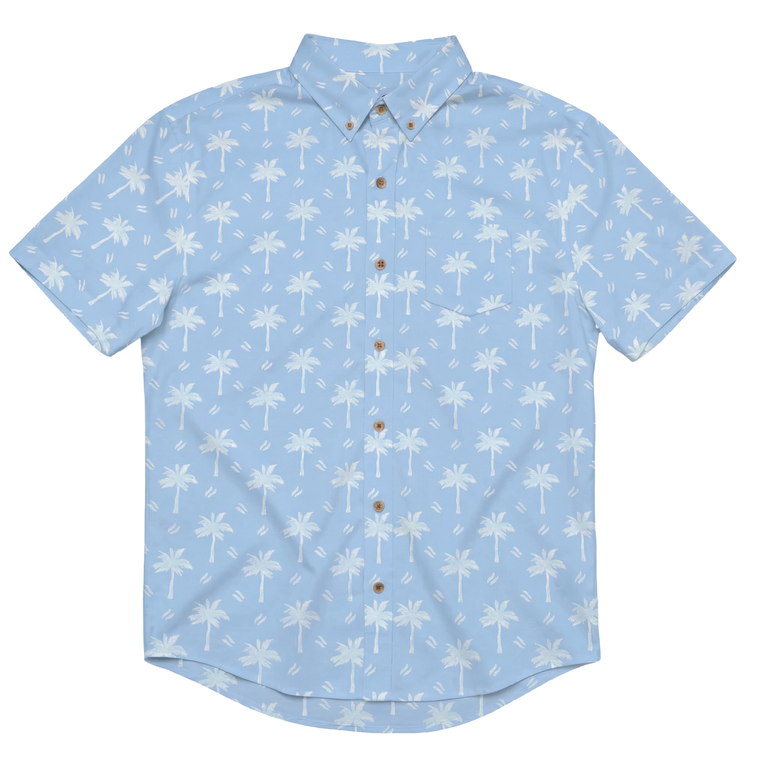 Pastel Palms Stretch Cotton Shirt for Men Bermies Pastel Palms Stretch Cotton Shirt for Men Bermies