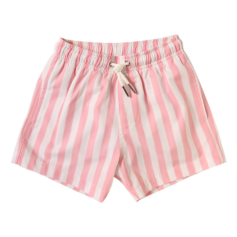 Copy of Pink Stripes - Kids Swim Trunks
