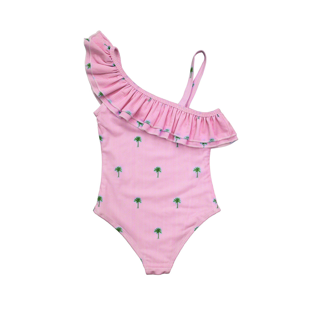 Pink Palm Stripes