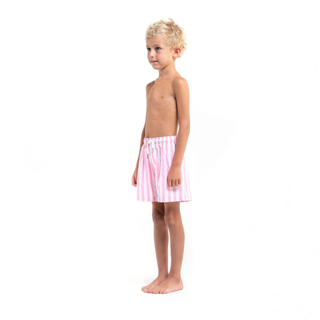 Copy of Pink Stripes - Kids Swim Trunks