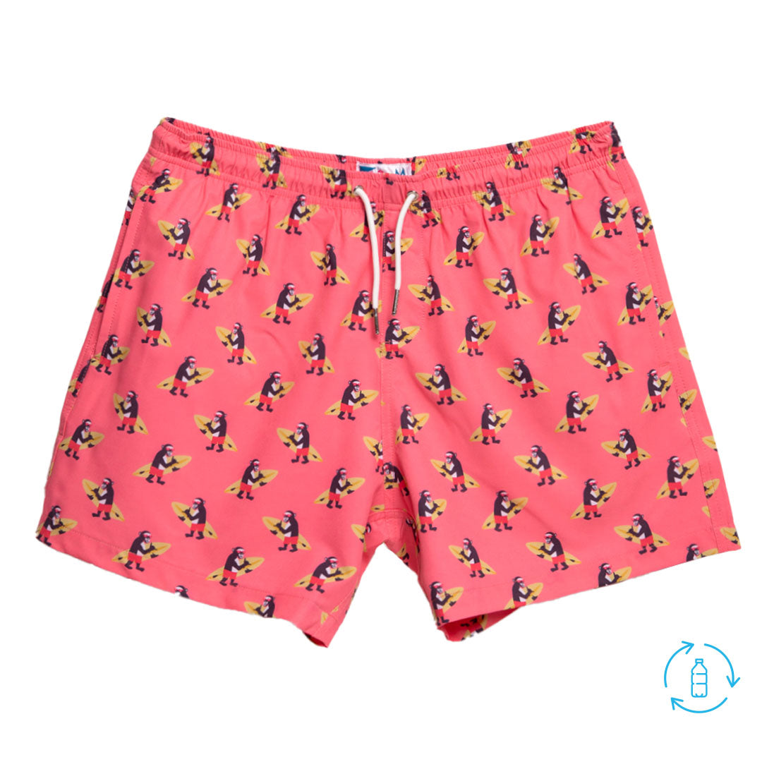 Bermies Men s Surfing Monkeys Swim Trunk L Surfing Monkeys St. Bernard Clothing