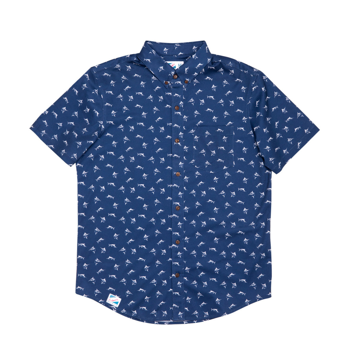 Navy Blue Hawaiian Shirt – Bermies