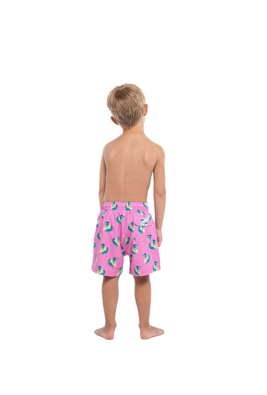 Pink Swim Trunks Surfng Crocs – Bermies