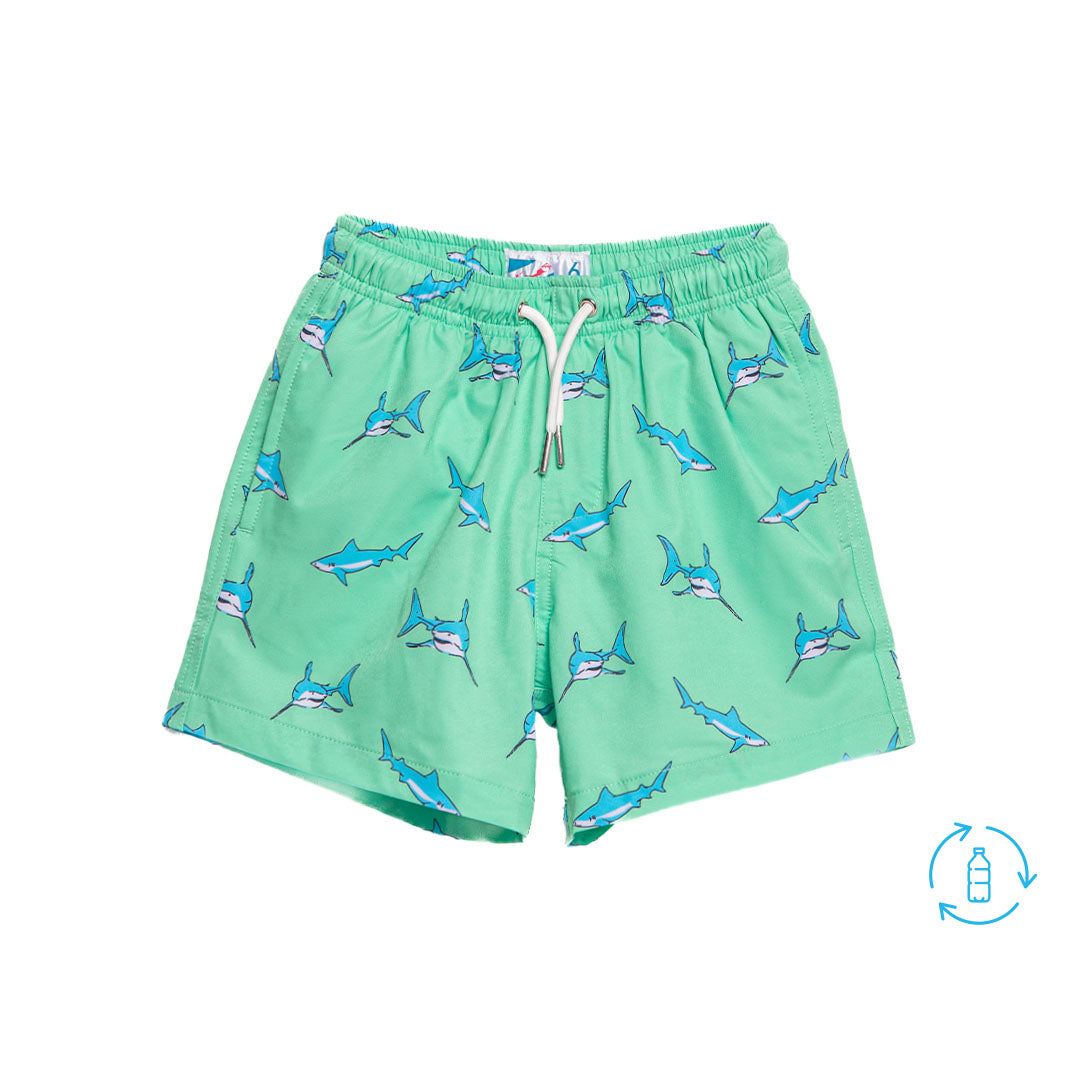 Boys shark swim shorts online