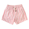 Pink Stripes - Kids Swim Trunks