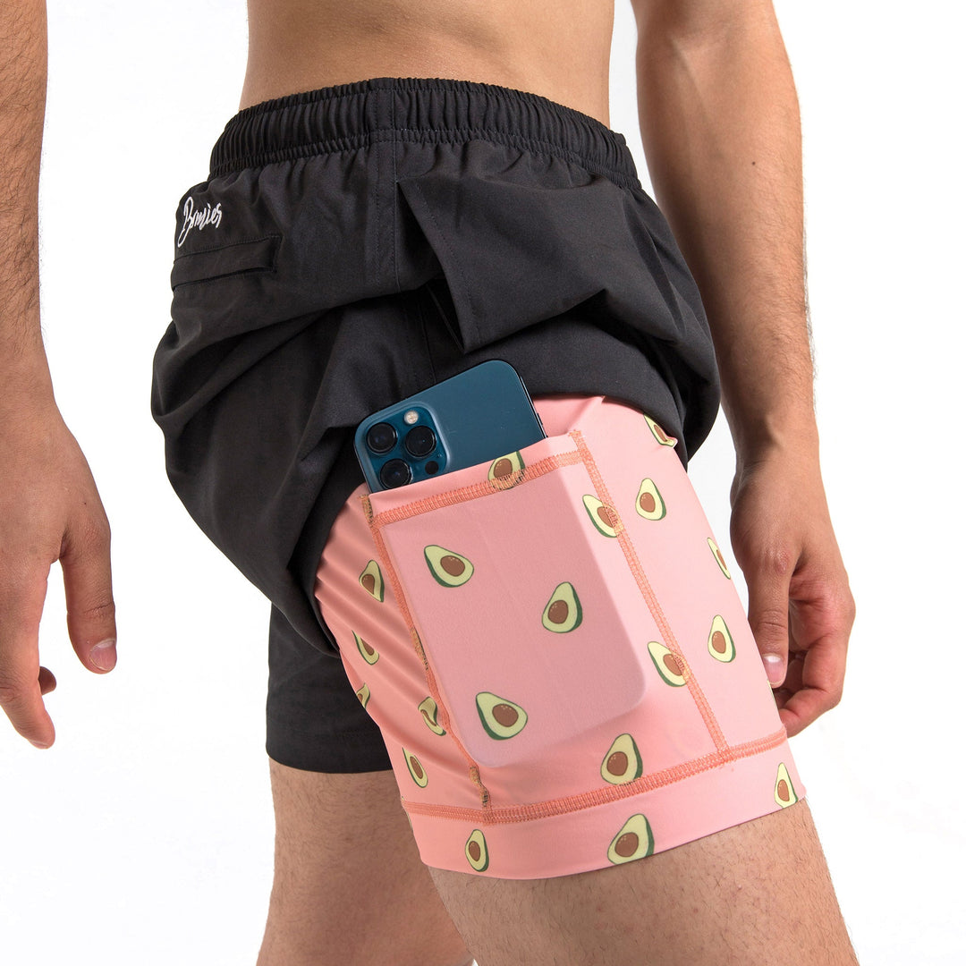 Performance Gym Short + Compression Liner - Black