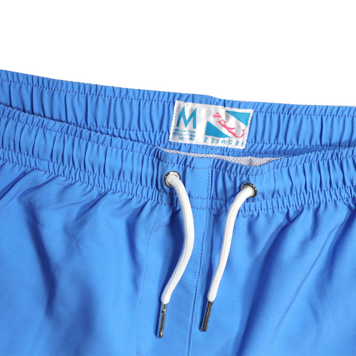 Blue Solid W/ Green Pocket - Women