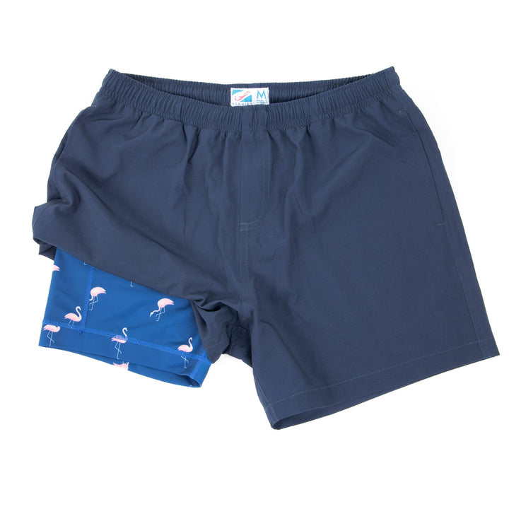 Performance Gym Short + Compression Liner - Navy