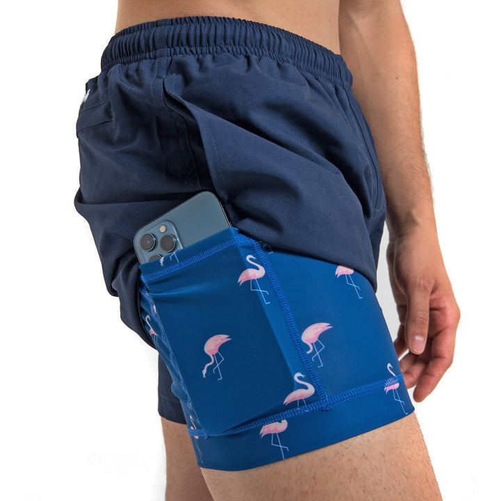 Performance Gym Short + Compression Liner - Navy
