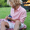 Linen Shirt - Pink