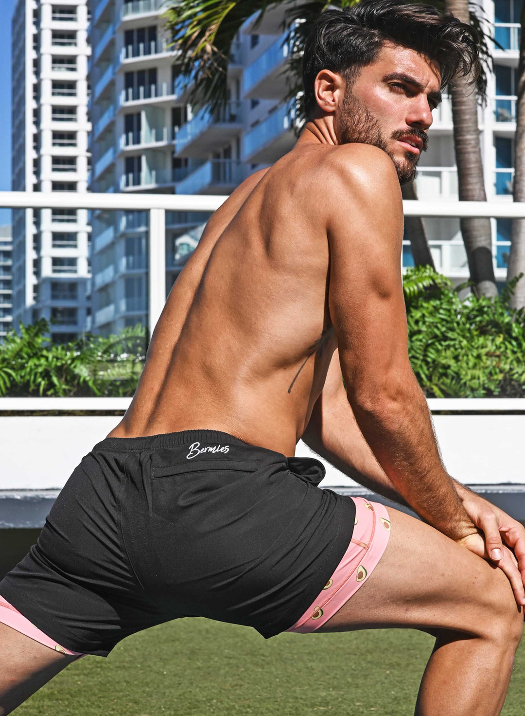 Performance Gym Short + Compression Liner - Black