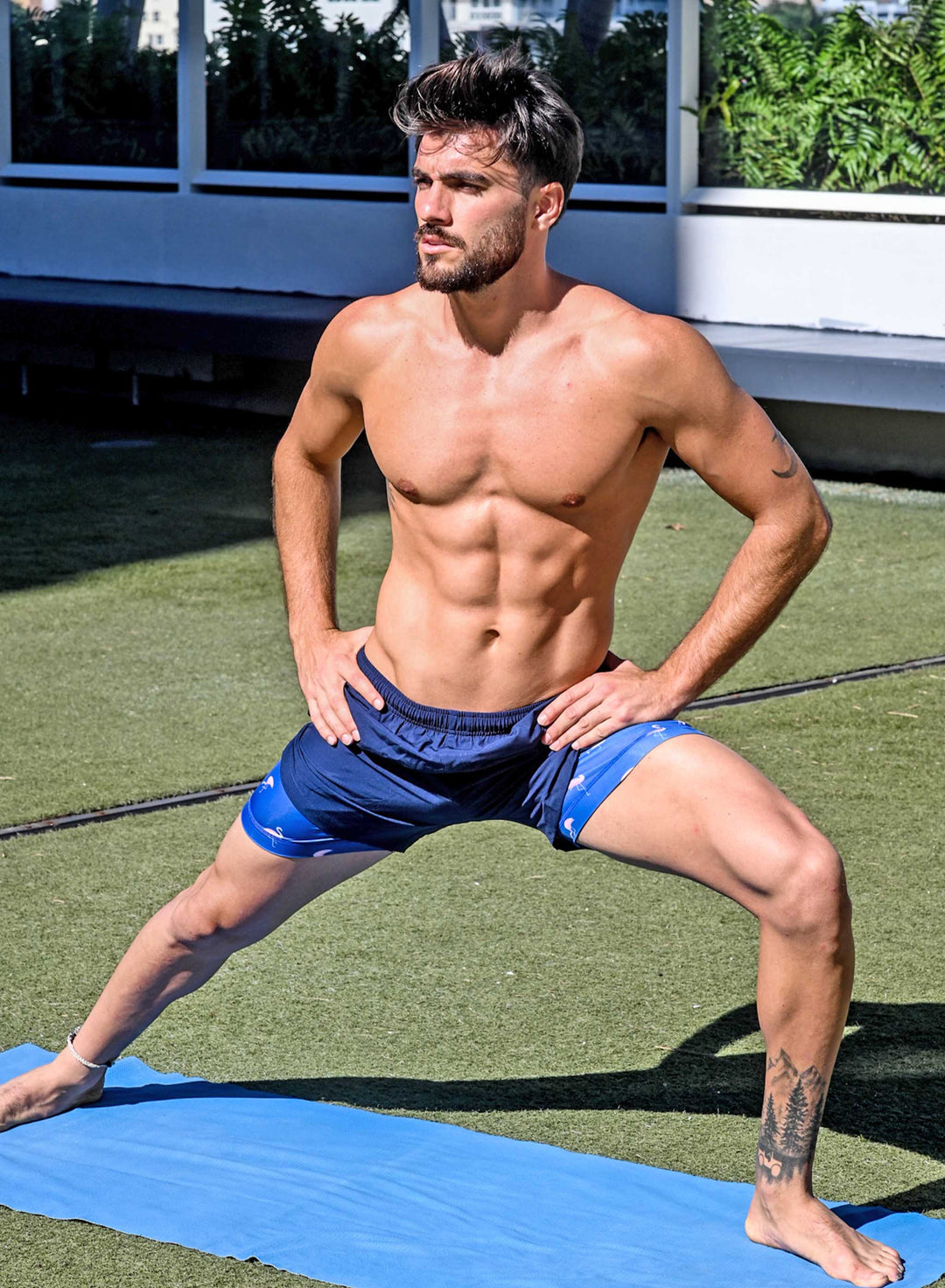 Performance Gym Short + Compression Liner - Navy