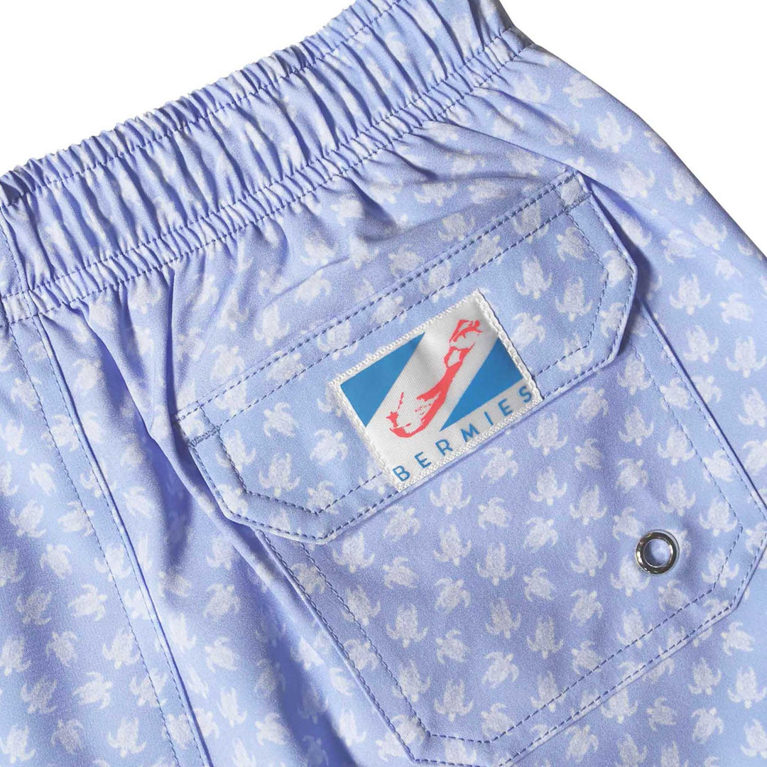 Tribal Turtles - Kids Swim Trunks